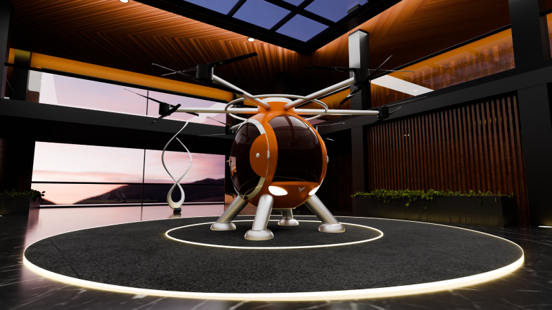 轻型多旋翼载人eVTOL - 晔生航空