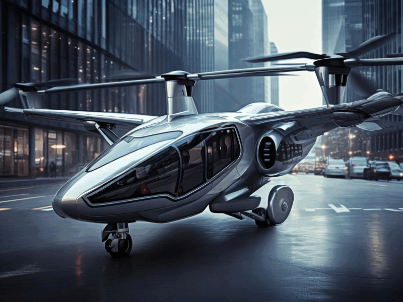 复合式倾转旋翼多人载人eVTOL - 晔生航空